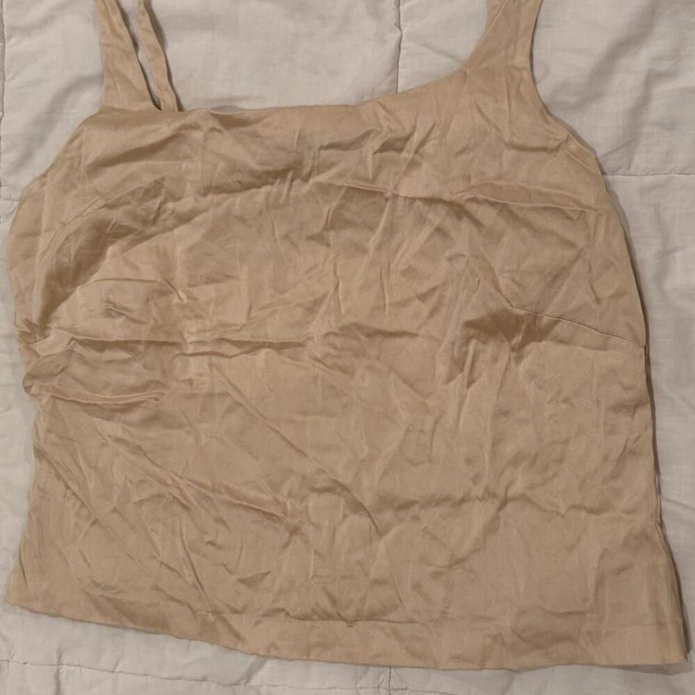 Y2kKThe Limited Women's Cream Silk Camisole, Size Small